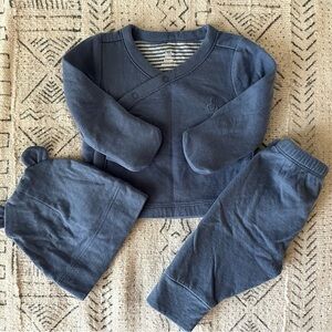 GAP Blue Baby Top with Stripes